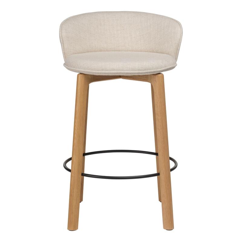 Glide Counter Stool w/Backrest - Upholstered - Thumbnail 2