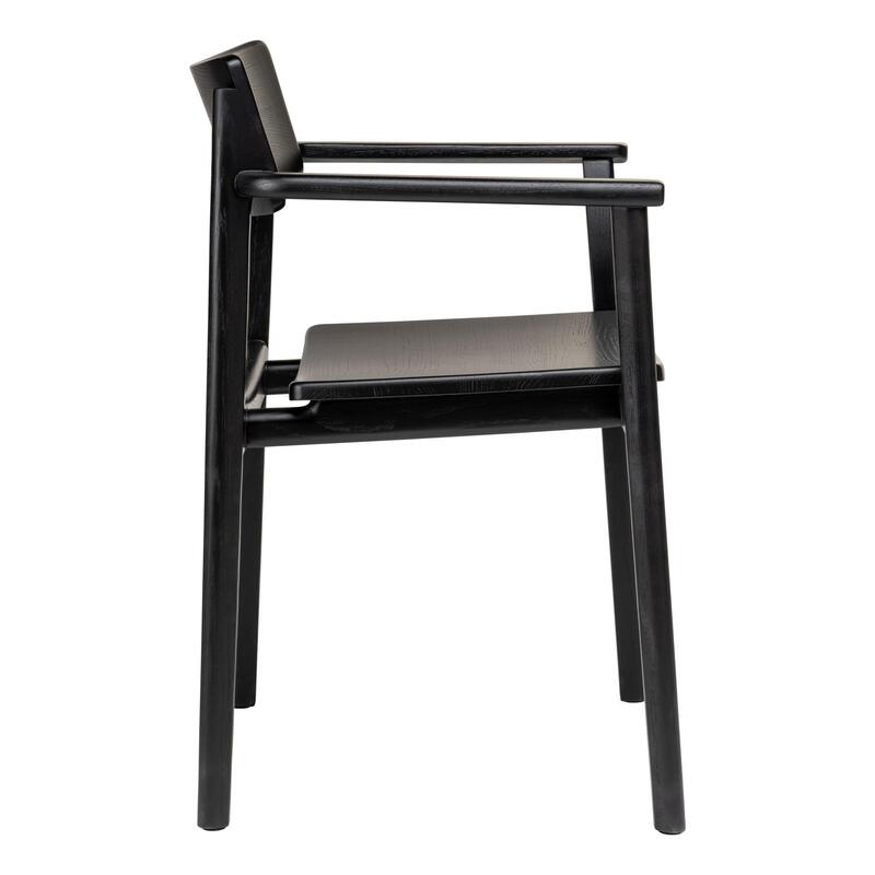 Poise Arm Chair w/Wood Seat - Thumbnail 2