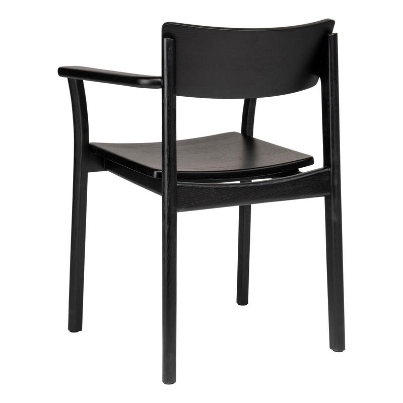 Poise Arm Chair w/Wood Seat - Thumbnail 3