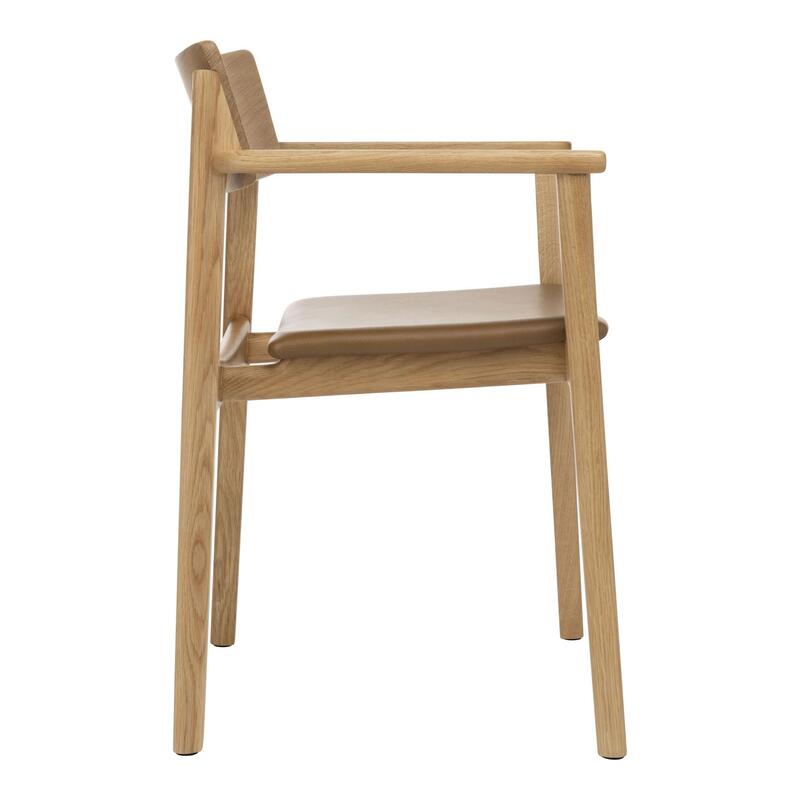 Poise Arm Chair w/Upholstered Seat - Thumbnail 2