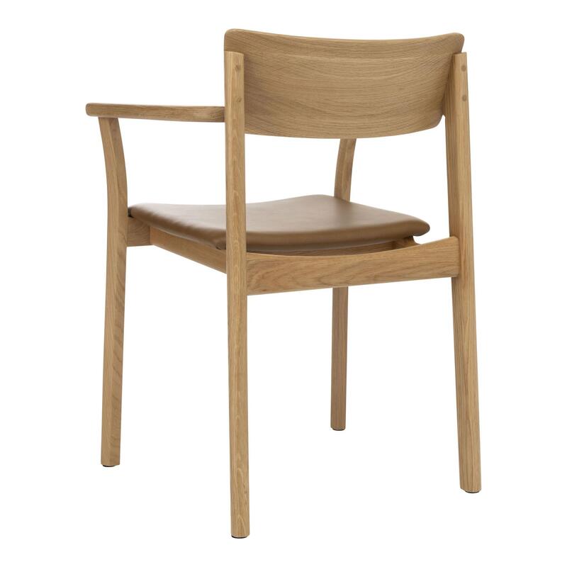 Poise Arm Chair w/Upholstered Seat - Thumbnail 3