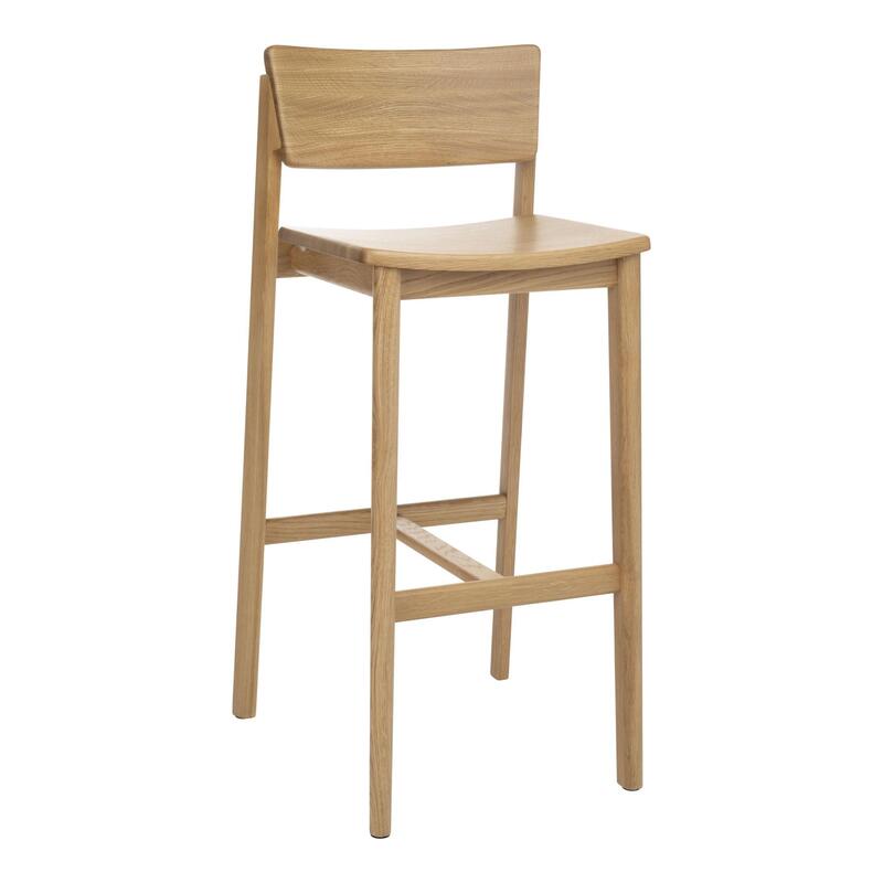 Poise Bar Stool w/Wood Seat - Image 1