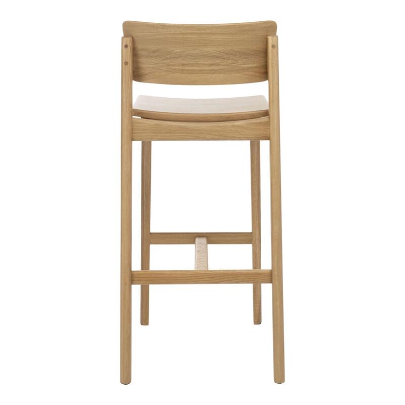 Poise Bar Stool w/Wood Seat - Thumbnail 3