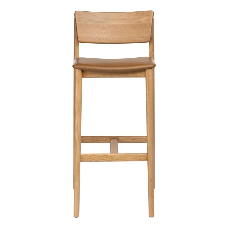 Poise Bar Stool w/Upholstered Seat - Thumbnail 3