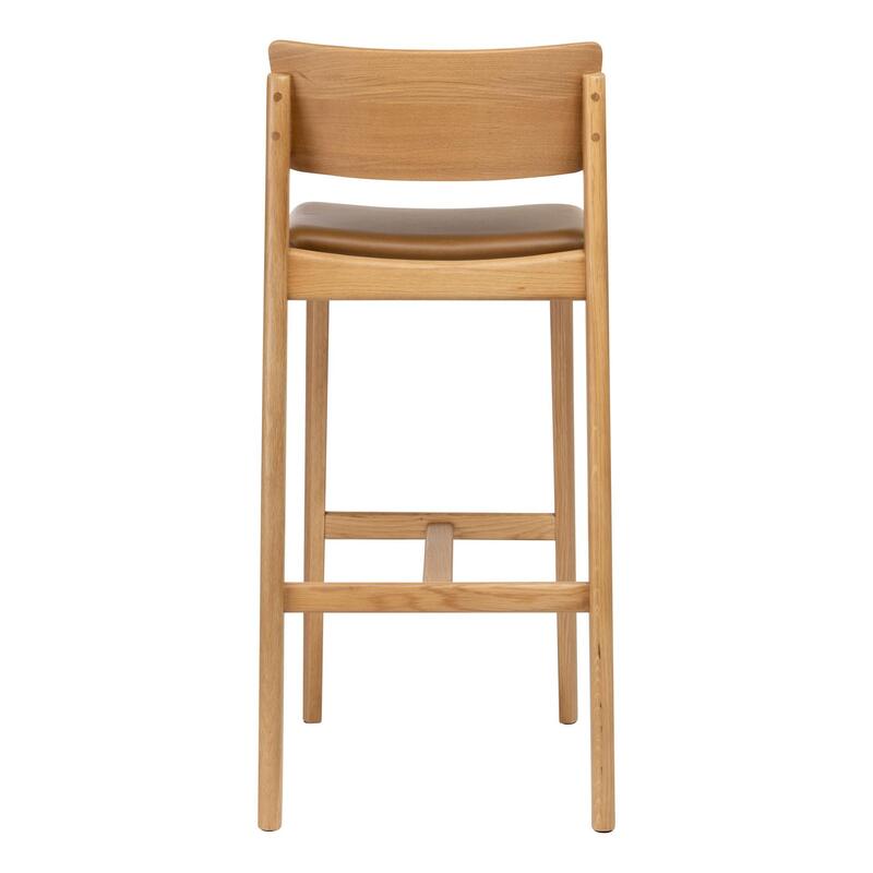 Poise Bar Stool w/Upholstered Seat - Thumbnail 4
