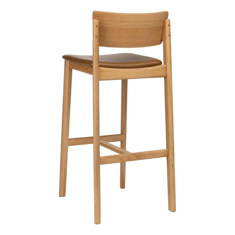 Poise Bar Stool w/Upholstered Seat - Thumbnail 5