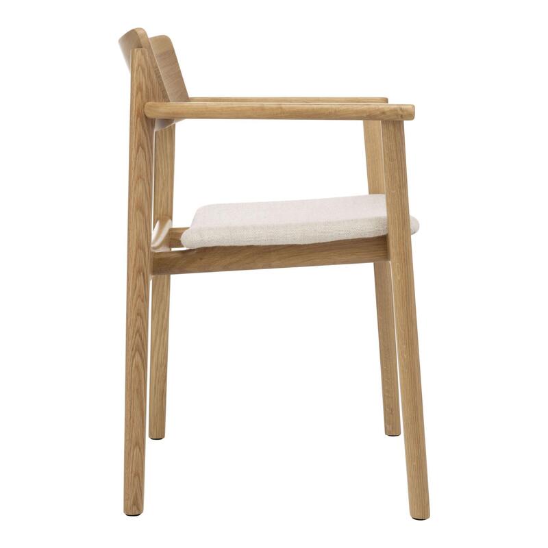 Poise Arm Chair w/Upholstered Seat - Thumbnail 2