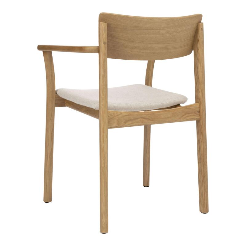Poise Arm Chair w/Upholstered Seat - Thumbnail 4