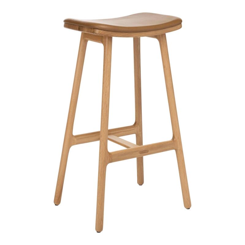 Odd Bar Stool w/Upholstered Seat - Image 1