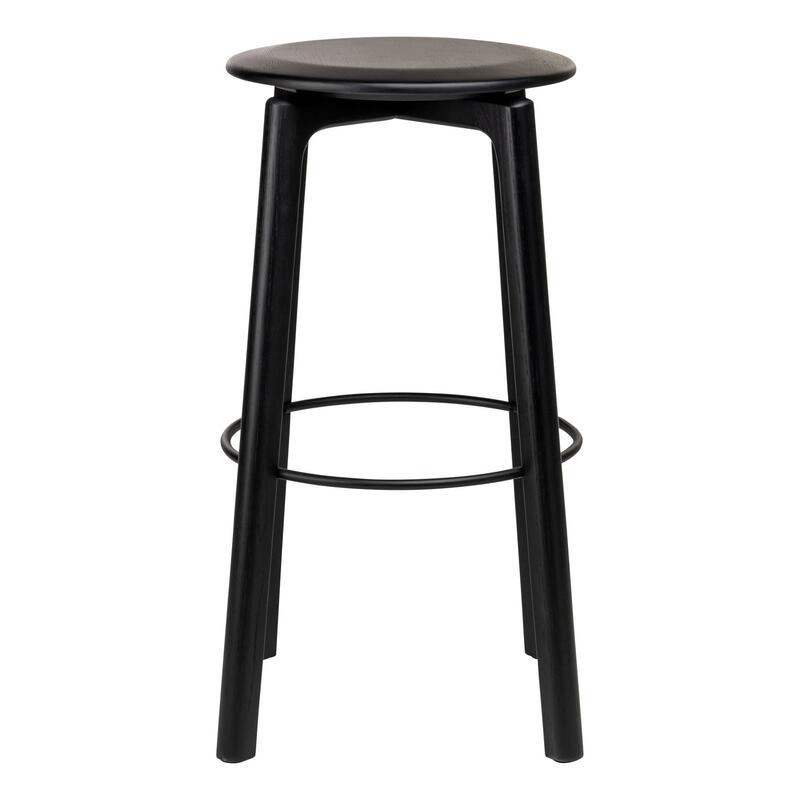 Glide Bar Stool w/Wood Seat - Thumbnail 2