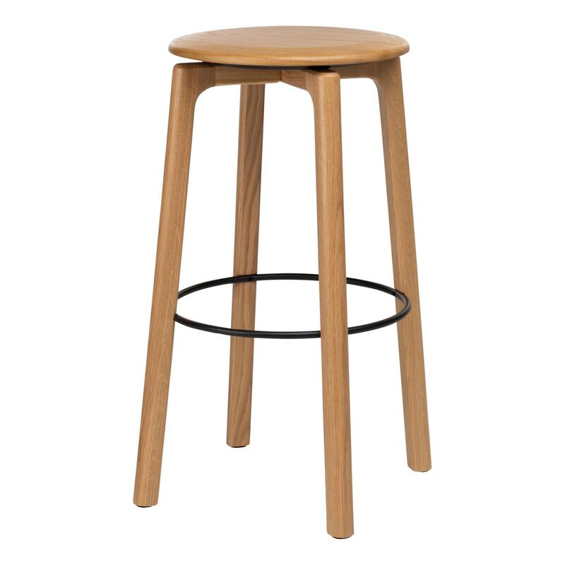 Glide Bar Stool w/Wood Seat - Image 1