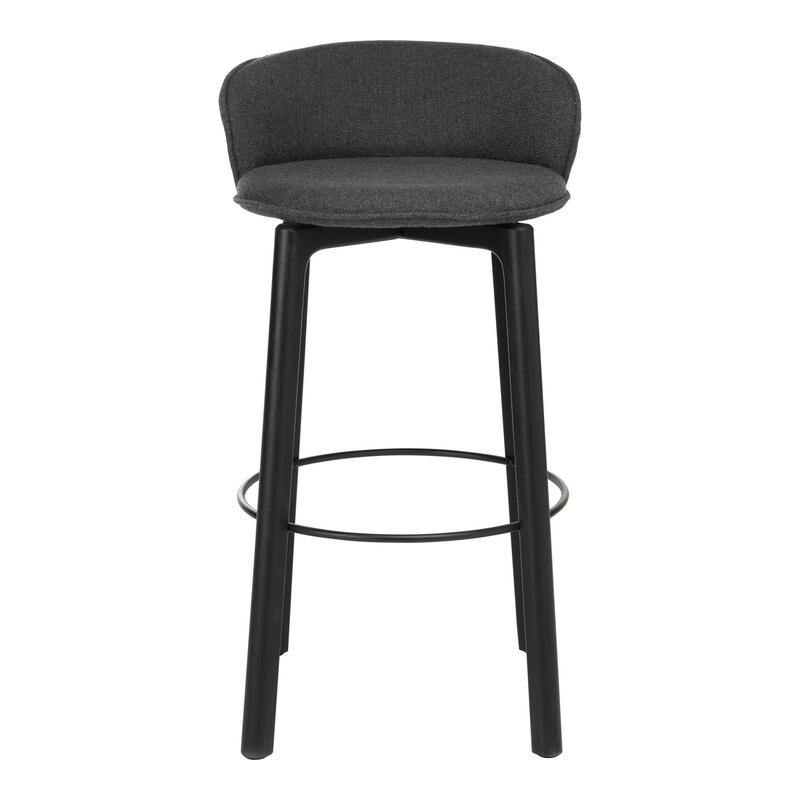 Glide Bar Stool w/Backrest - Upholstered - Thumbnail 3