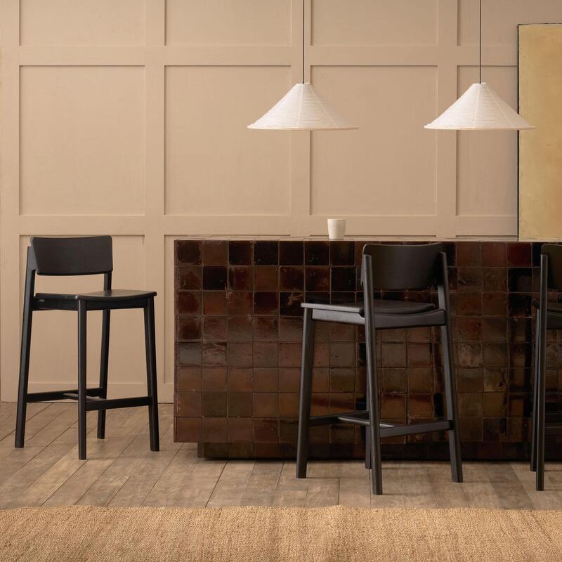 Poise Counter Stool w/Wood Seat - Thumbnail 6