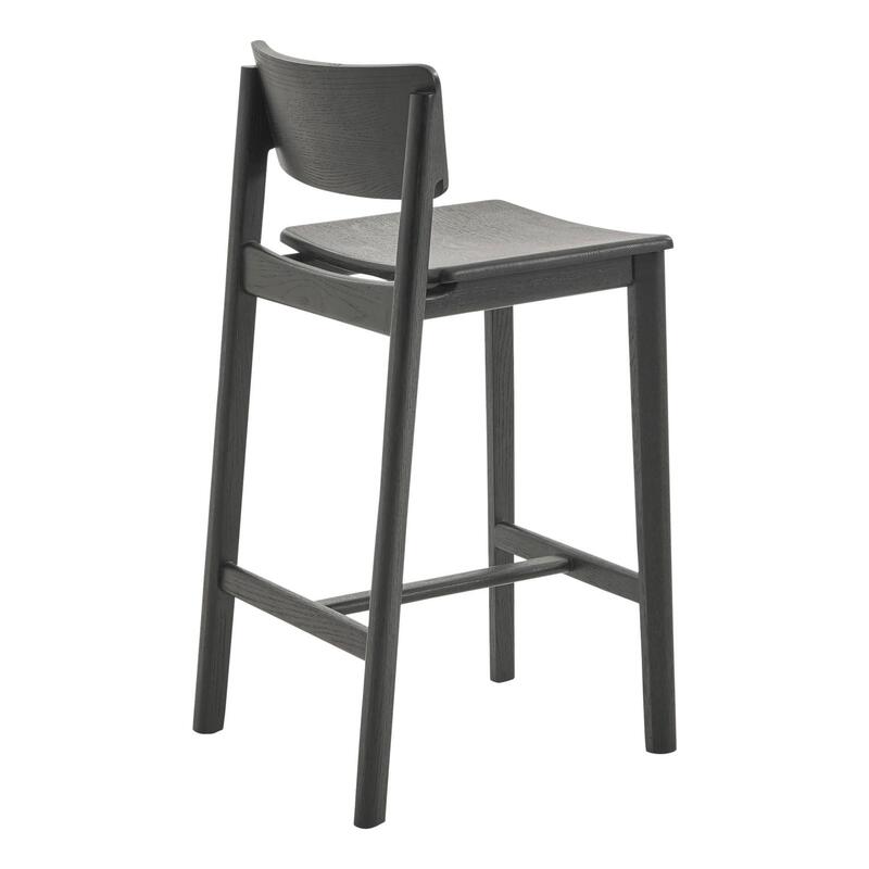 Poise Counter Stool w/Wood Seat - Thumbnail 3
