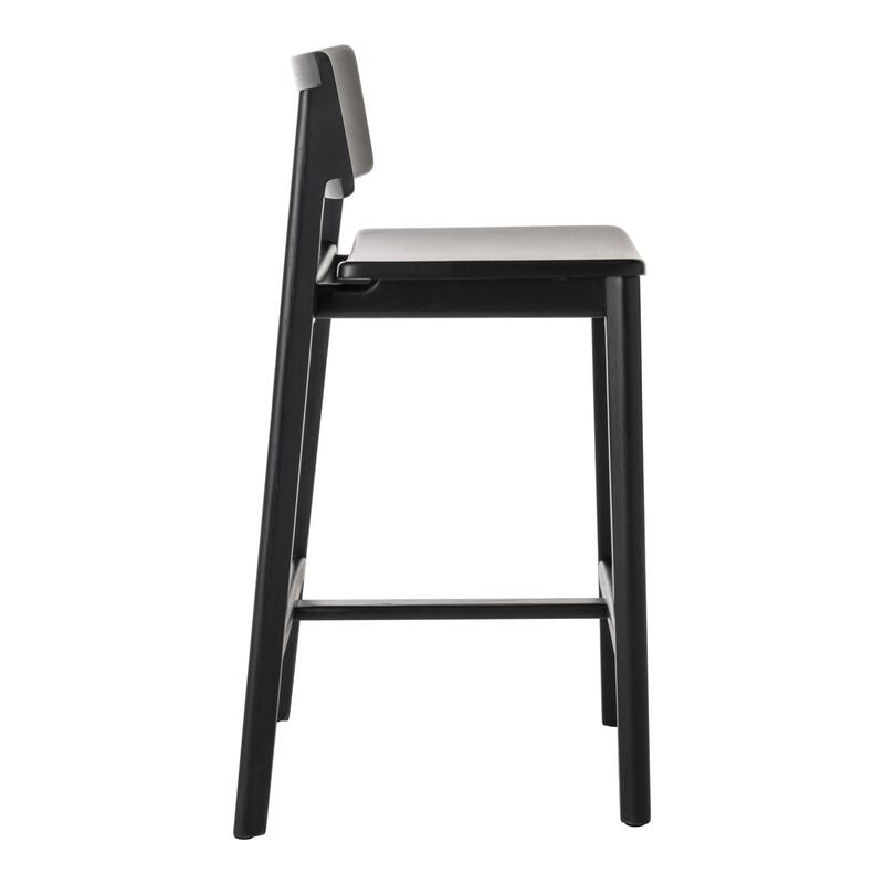 Poise Counter Stool w/Wood Seat - Thumbnail 2