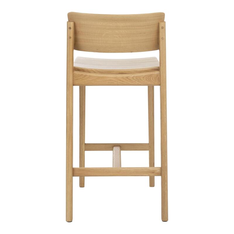Poise Counter Stool w/Wood Seat - Thumbnail 4