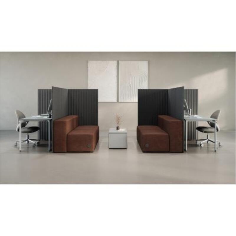 Calm Straight Privacy Screens, Square End - Thumbnail 2