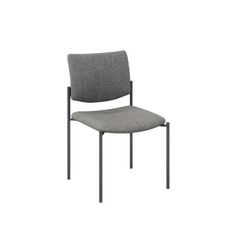 Evolve Chair Armless, Upholstered Back - Image 1