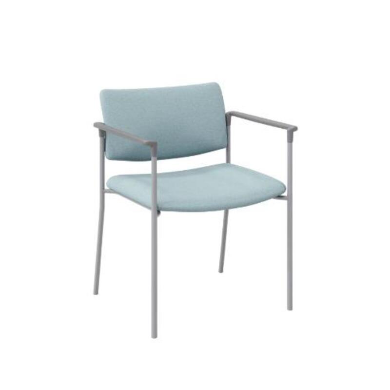 Evolve Oversized Chair, Arms, Upholstered Back - Image 1