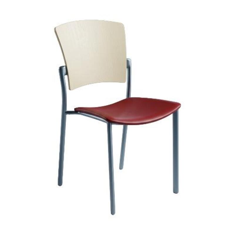 Coalesse Enea Cafe Chair (Red/White) - Image 1