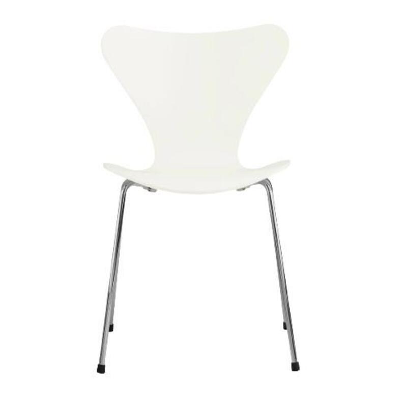 Knoll Studios Sprite Stacking Chair (White/Chrome) - Image 1