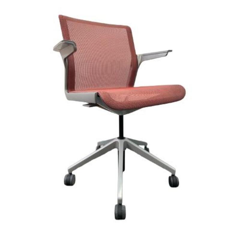 Allsteel Clarity Task Chair (Red/Titanuim) - Image 1