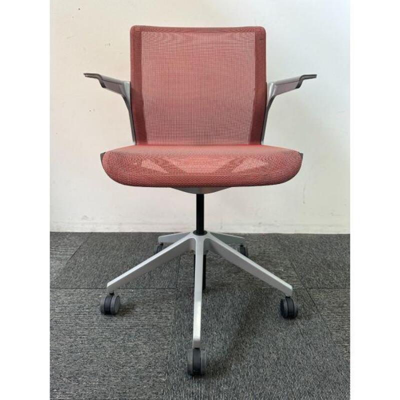 Allsteel Clarity Task Chair (Red/Titanuim) - Thumbnail 3