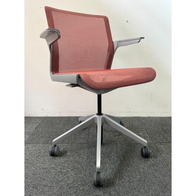 Allsteel Clarity Task Chair (Red/Titanuim) - Thumbnail 2
