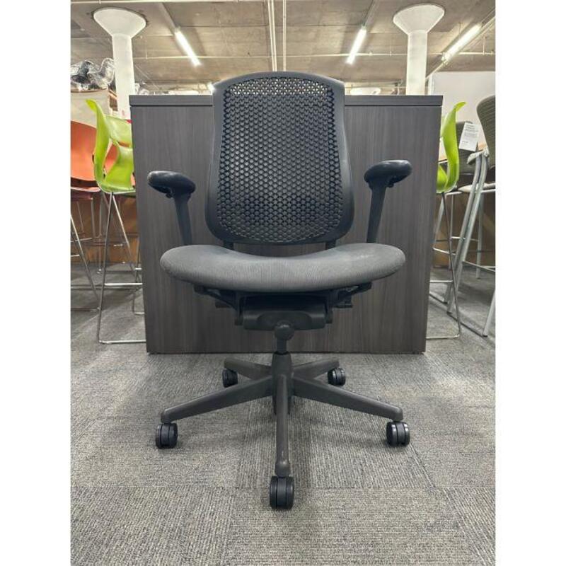 Herman Miller Celle Task Chair (Brown/Black) - Thumbnail 3