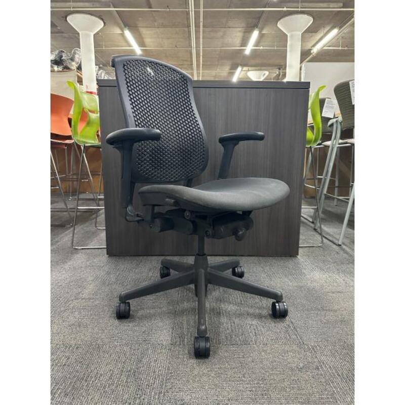 Herman Miller Celle Task Chair (Brown/Black) - Thumbnail 2