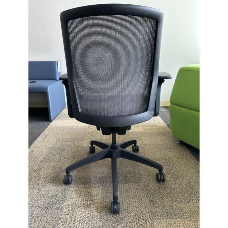 Allsteel Lyric Mid-Back Task Chair (Grey/Black) - Thumbnail 4