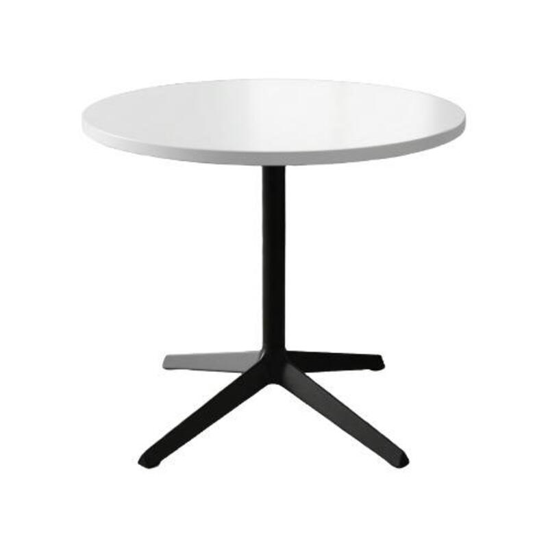 Knoll Dividends 36" Round Table (White/Black) - Image 1