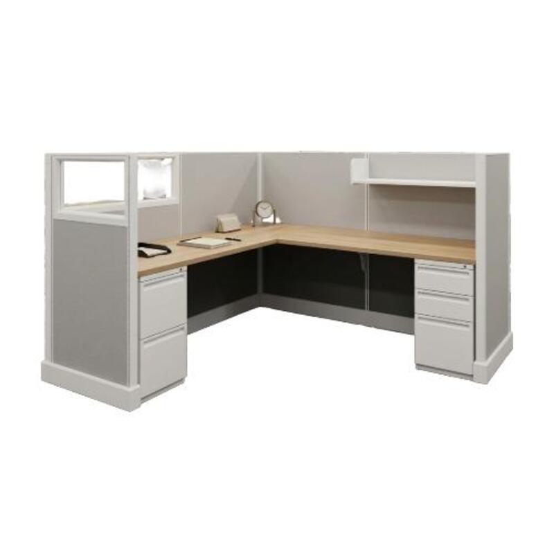 ReNewed Herman Miller AO2 Cubicle (7'D x 7'W x 53"H) - Image 1