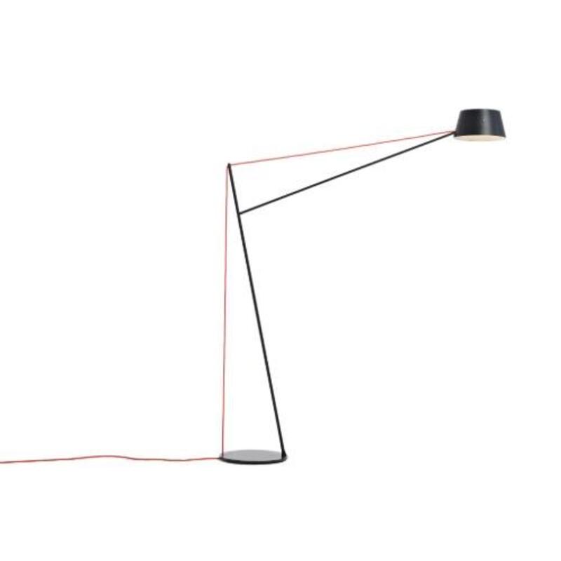Spar Floor Light - Black Cable - Image 1