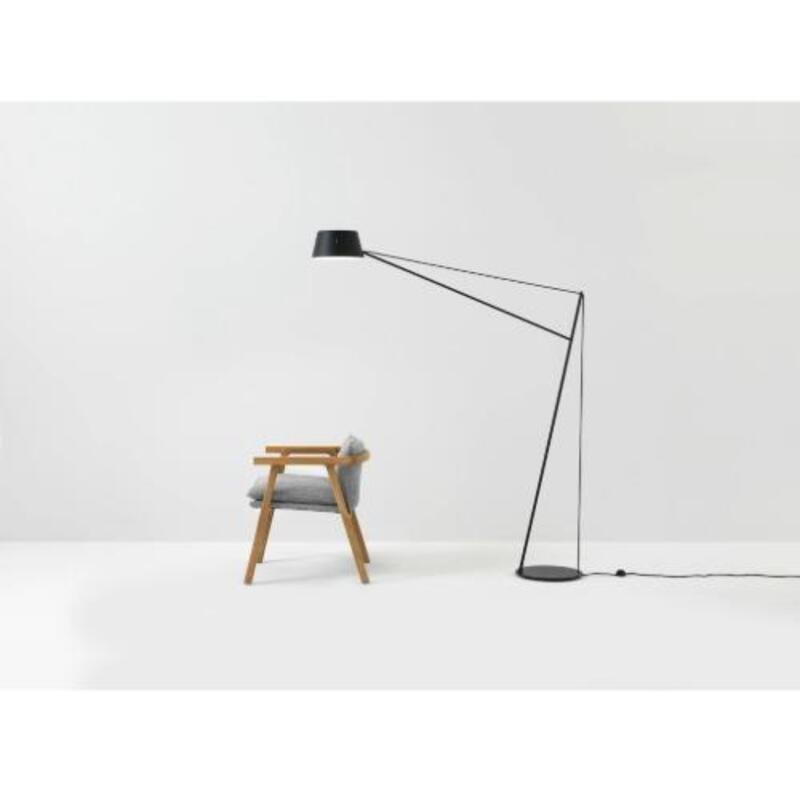 Spar Floor Light - Black Cable - Thumbnail 2