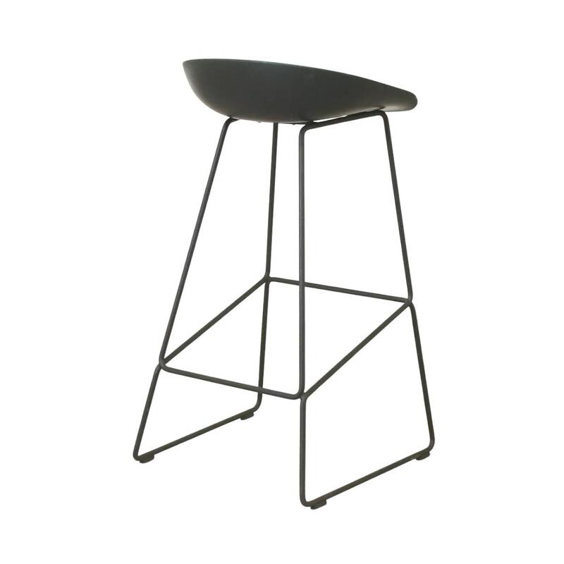 Hay Black High Stool - Thumbnail 3