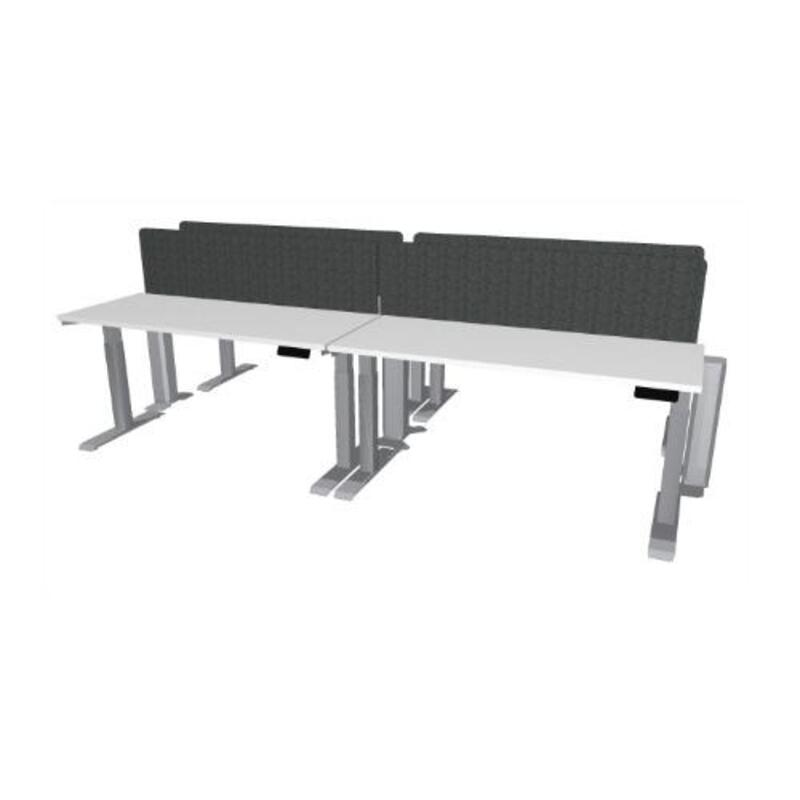 4-Pack Height-Adjustable Desks - Image 1