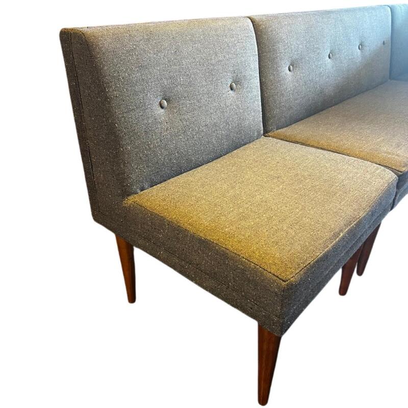 Mid Century Banquette Bench - Thumbnail 4