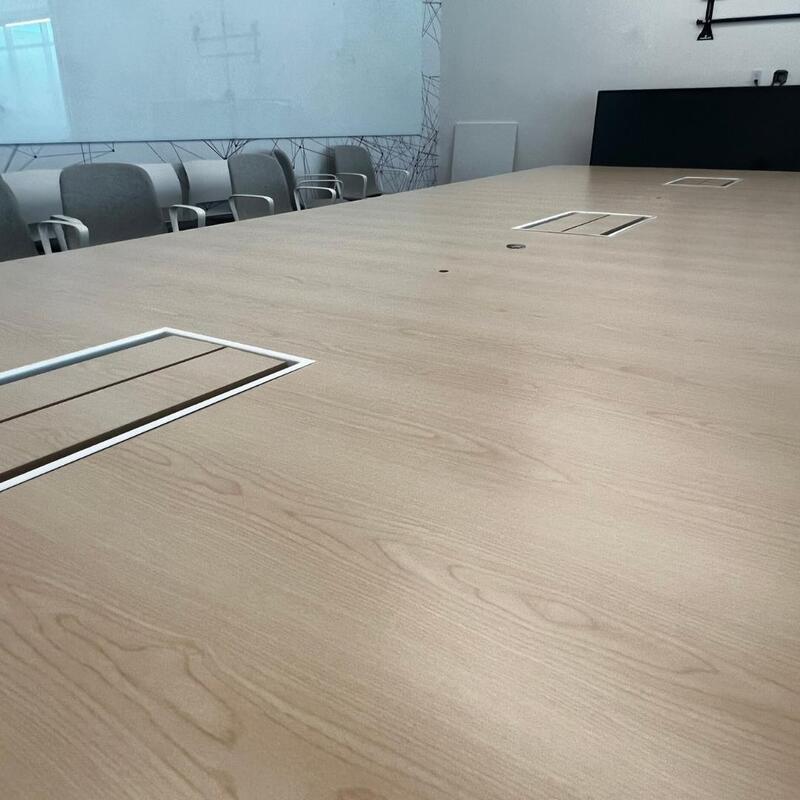 17' Trapezoid Boardroom Table - Thumbnail 3
