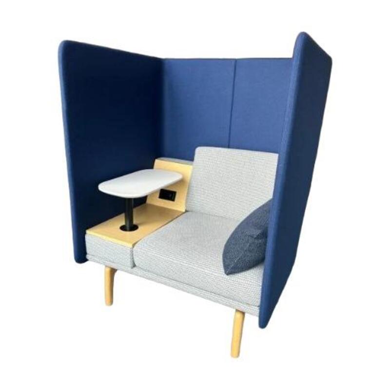 Heya Lounge Chair, Armless with Full Surround and Single Console - Image 1