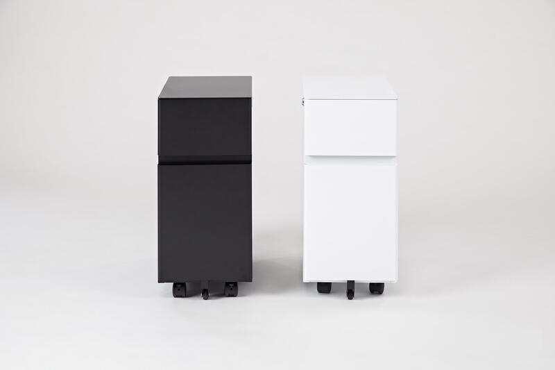 Bend File Cabinet White - SMALL - Image 1