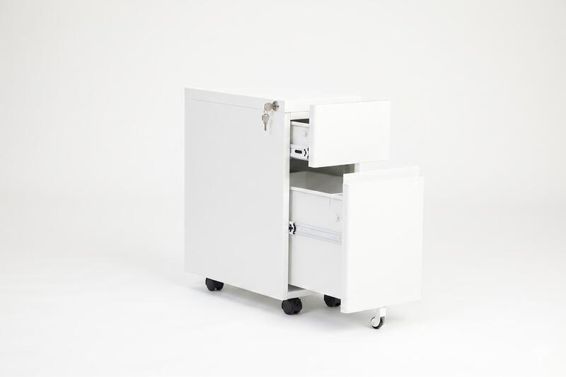 Bend File Cabinet White - SMALL  - Thumbnail 3