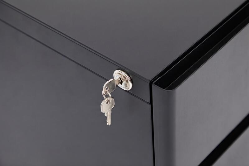Bend File Cabinet Black - SMALL  - Thumbnail 4