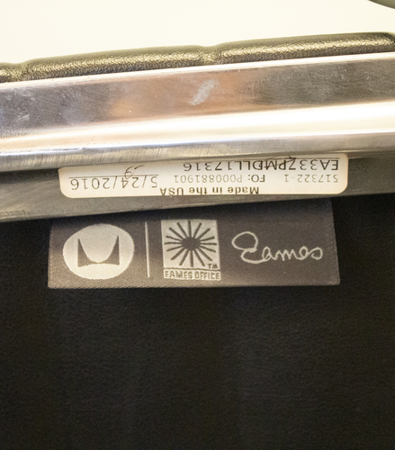 Eames Aluminum Group Executive Leather, Chair - Thumbnail 5