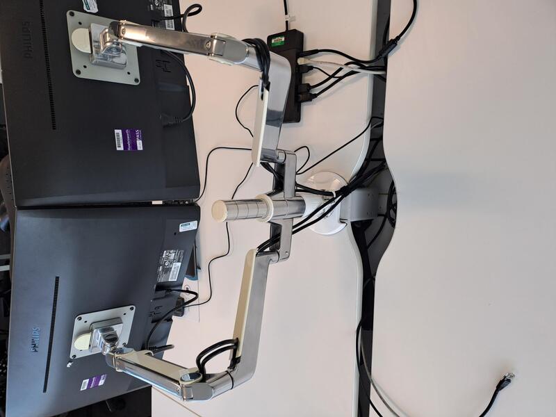 Humanscale Dual Monitor arms  - Image 1