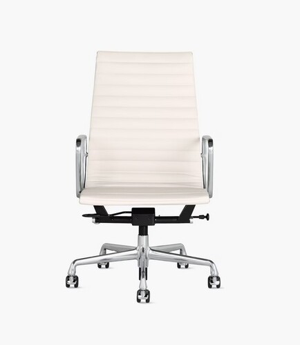 Eames Aluminum Group Executive Chair, Leather - Image 1