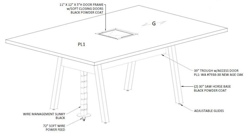 Rectangular Conference Table - Thumbnail 2