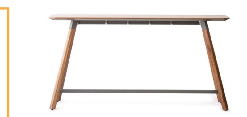 Rockwell Bar Height Table Tapered Edge - Image 1