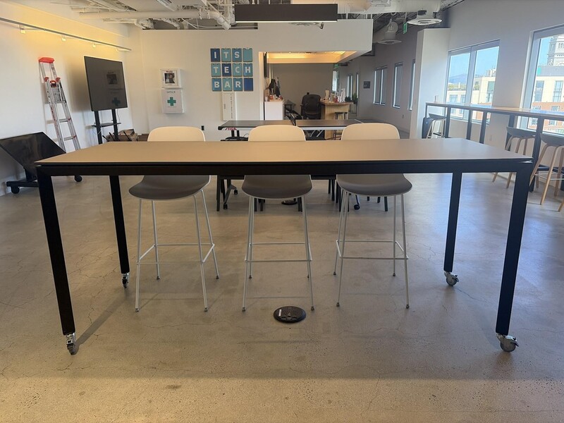 Bar-Height Mobile Collaboration Table - Image 1