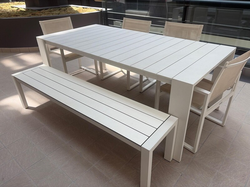 Linear Table with benches - Image 1